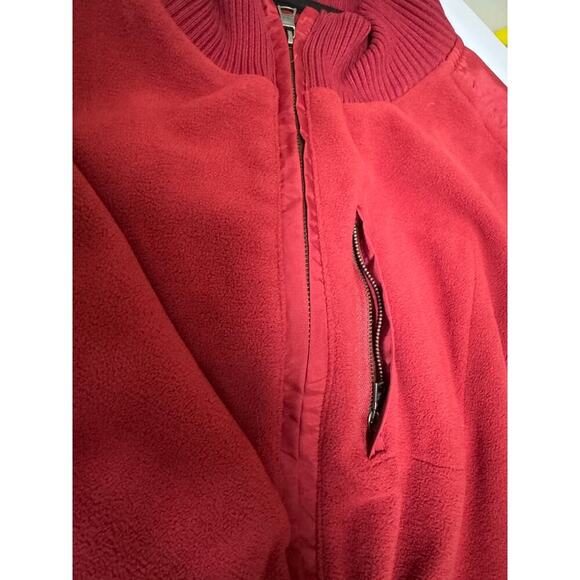 Banana Republic Men Red Zip Up Sweater Vest Size XL - Picture 5 of 8
